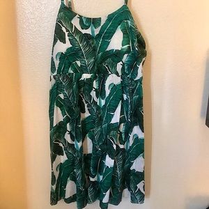 (5 for $25) Tropical Floral Print Dress